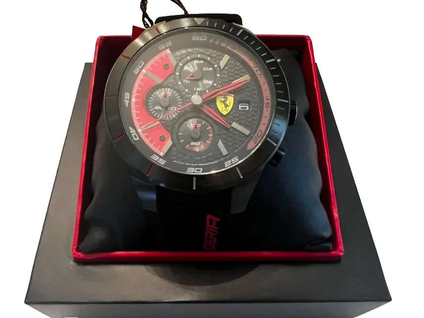 Ferrari Silicone Band Chronograph Wristwatches for sale | eBay