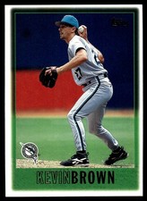Kevin Brown 1997 Topps #115 Florida Marlins MLB READ FREE SHIPPING AutographDen