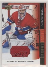 2020-21 Upper Deck Debut Dates Jersey Cayden Primeau #DD-4 9js