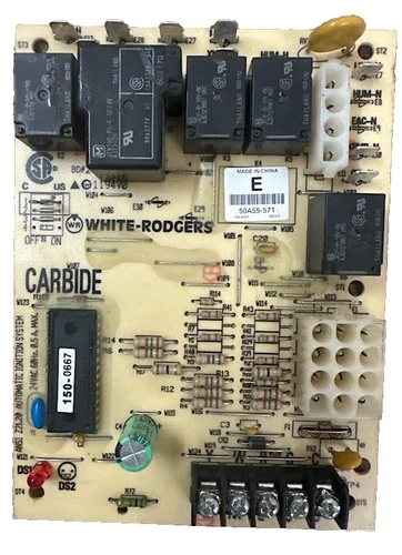 50A55-571 GUARANTEED WORKING TESTED CNT2789 Furnace Control Board D341122P01