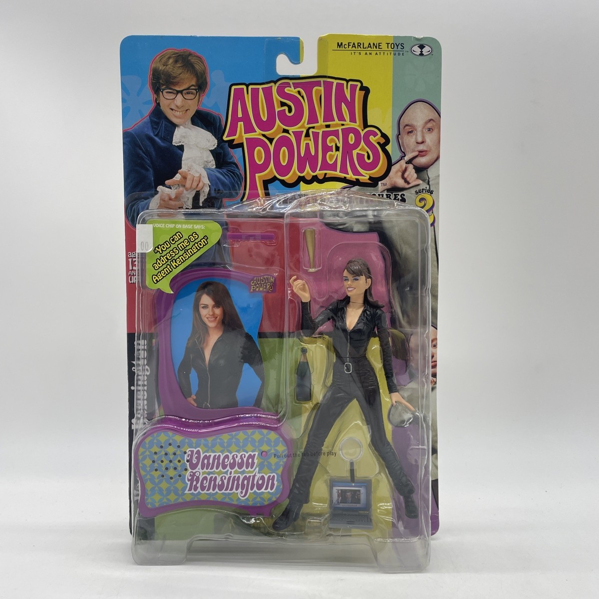 Austin Powers Action Figure Felicity Shagwell & Vanessa Kensington