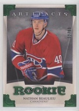 2013-14 Upper Deck Artifacts Rookies Emerald 52/99 Nathan Beaulieu #182 0s6k