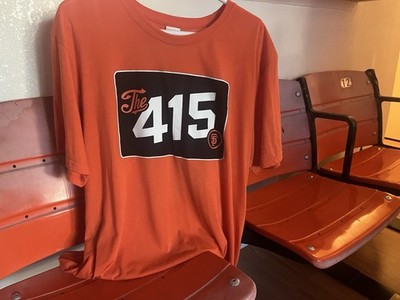San Francisco SF Giants The 415 Section SGA Limited Orange Friday T-Shirt XL New