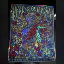 Dead & Company Sphere Las Vegas RAINBOW FOIL Variant-Signed And Numbered