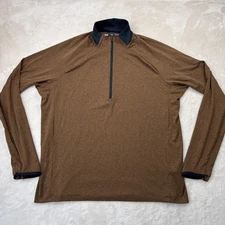 REI Co-op Active Pursuits 1/2 Zip Shirt Men XL Burnt Orange Pullover Hiking