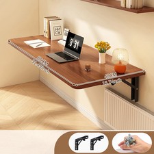 Home Folding Wall Mounted Desk Computer Desk Study Workstation Writing Table UK