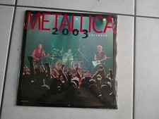 2003 calendar METALLICA