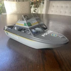 Vintage Playmobil 5786 Rescue Police Boat Cruiser Incomplete Only The Boat 1984