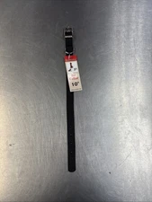 5/8”X10” Black Nylon Dog Collar
