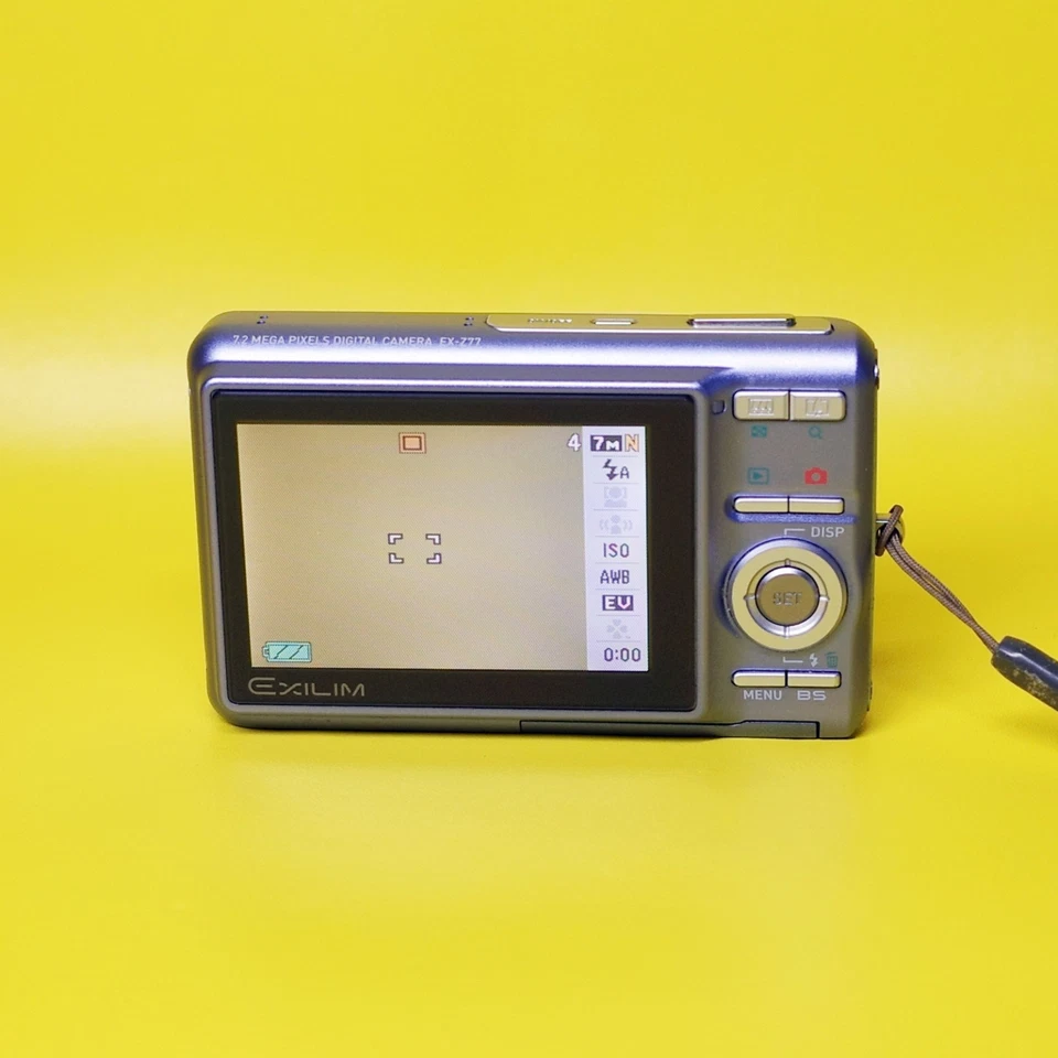 VERY RARE PERFECT Casio Exilim EX-Z77 7.2MP BLUE Digital Camera + FAST POSTAGE! - Image 3 of 4