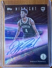 Topps Midnight Rookie Horizon Signatures Drake Powell Nets #RHS-DP Auto 8/35