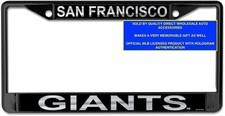 SF GIANTS BASEBALL  ✅ AUTHENTIC MLB Metal License Plate Frame 🚚💨BEST GIFT 🎁