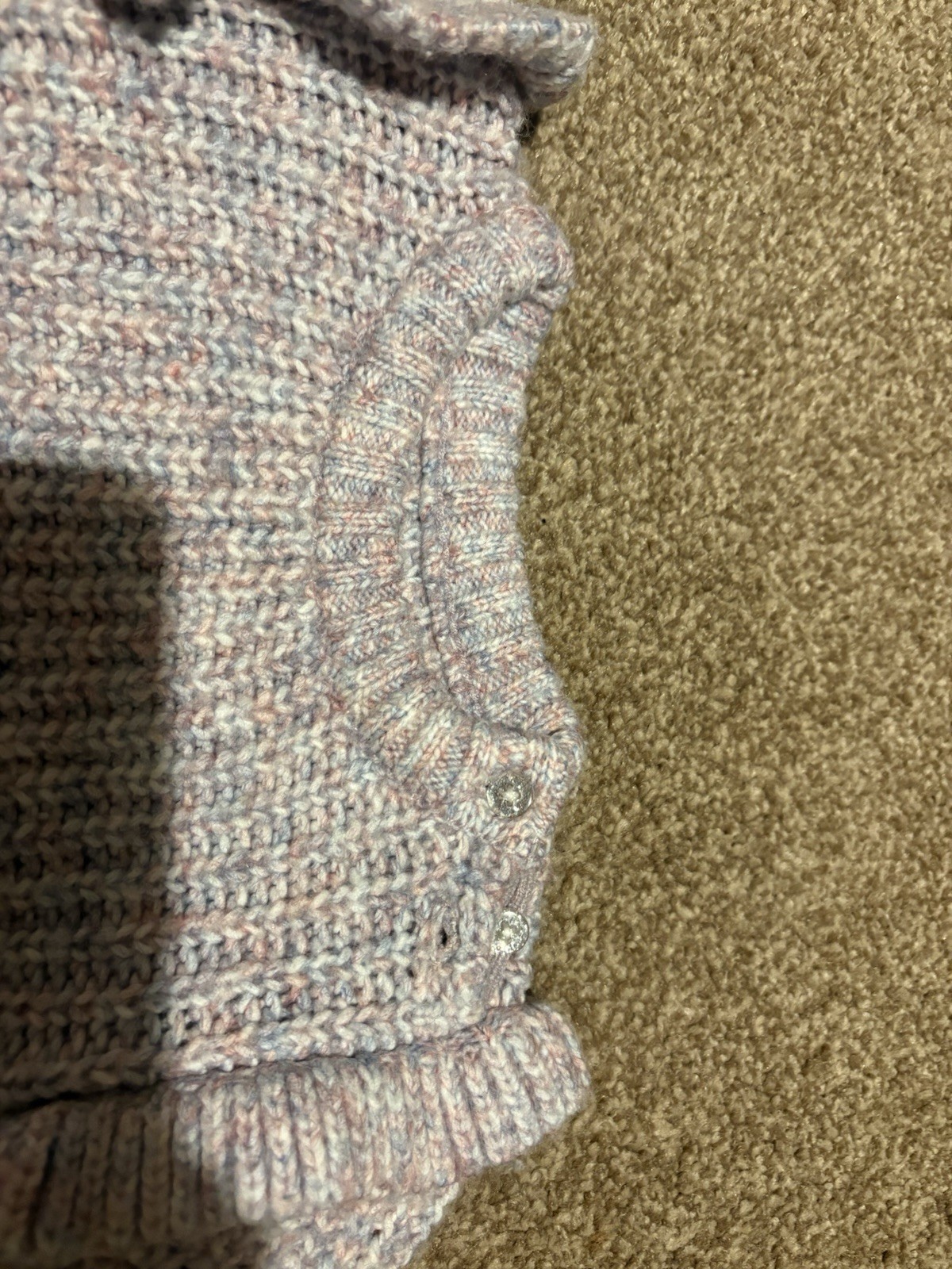Purple Multicoloured Knit Sweatshirt Nutmeg 12-18 Months image 4