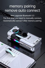 Wireless Earbuds, Kopfhörer RGB Licht Digitalanzeige HiFi, Bluetooth 5.3 – Bild 2