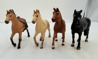 Schleich Lot Of 4 Quarter Horse Stallion 2017 (3), Hanoverian Stallion 2008