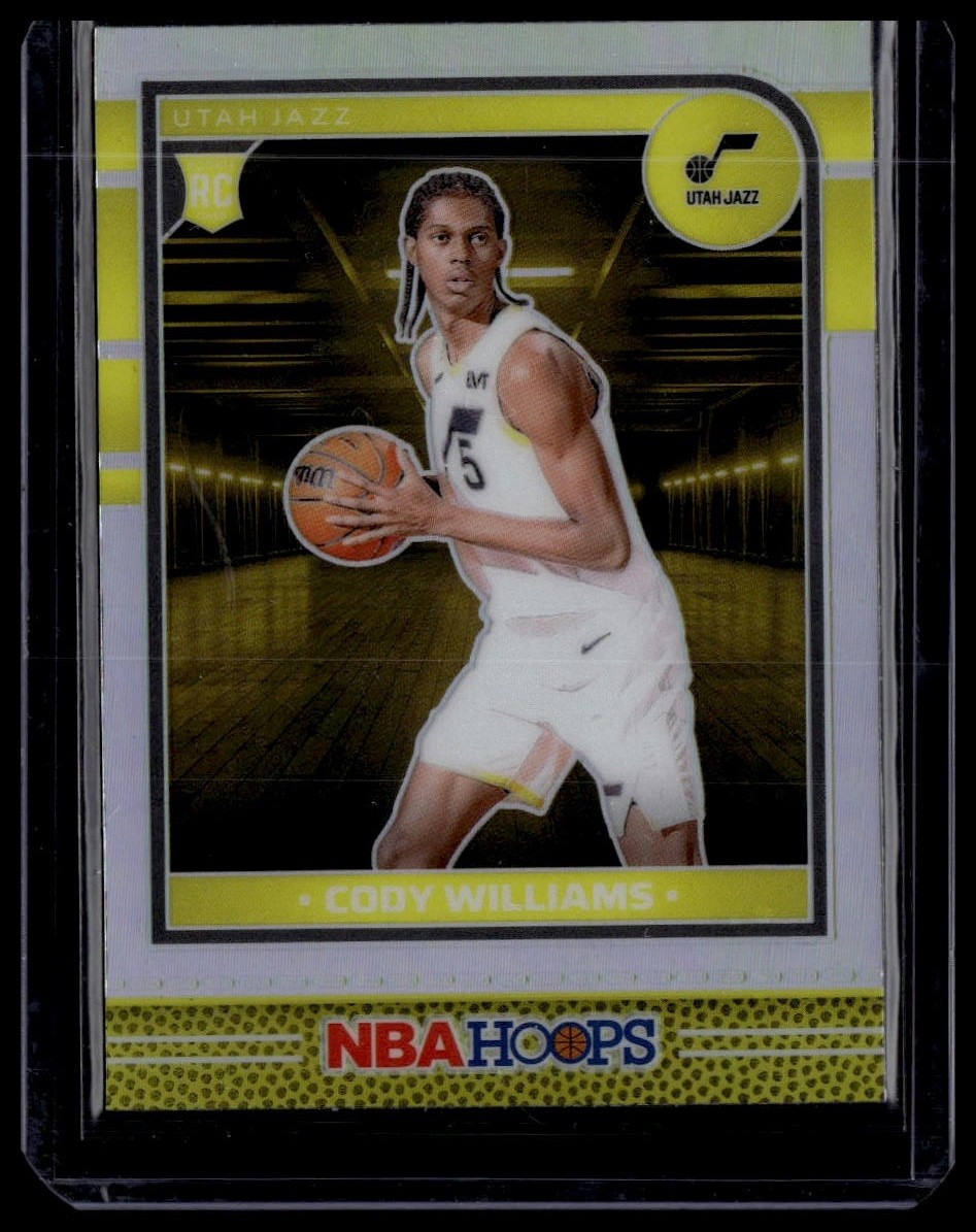 2024-25 Hoops #240 Cody Williams Premium Prizms Silver