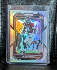 Brian Branch RC 2023 Panini Prizm Draft Picks SILVER Rookie No 166 Detroit Lions