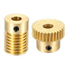 Worm Gear Set 0.5 Module 1:30 Reduction Rate(Gear-5mm Bore, Rod 5mm Bore)