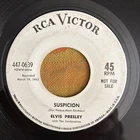 Elvis Presley Kiss Me Quick / Suspicion Original US 45 Promo WLP