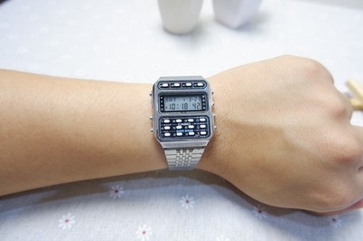 n*1様 80s 日本製 カシオ CASIO DATA BANK CD-401 Vintage Casio CD-401 Data Bank Calculator Watch 1984 Japan M Rare