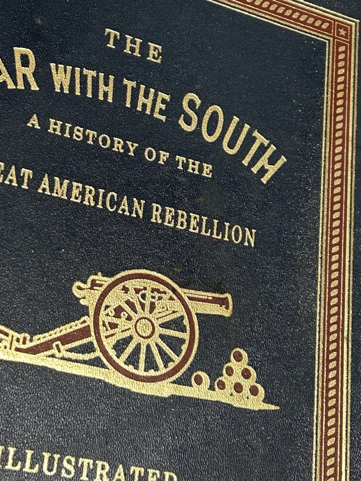 Easton Press War with the South by Robert Tomes volumes 2,3. See Description Foto 4 de 4