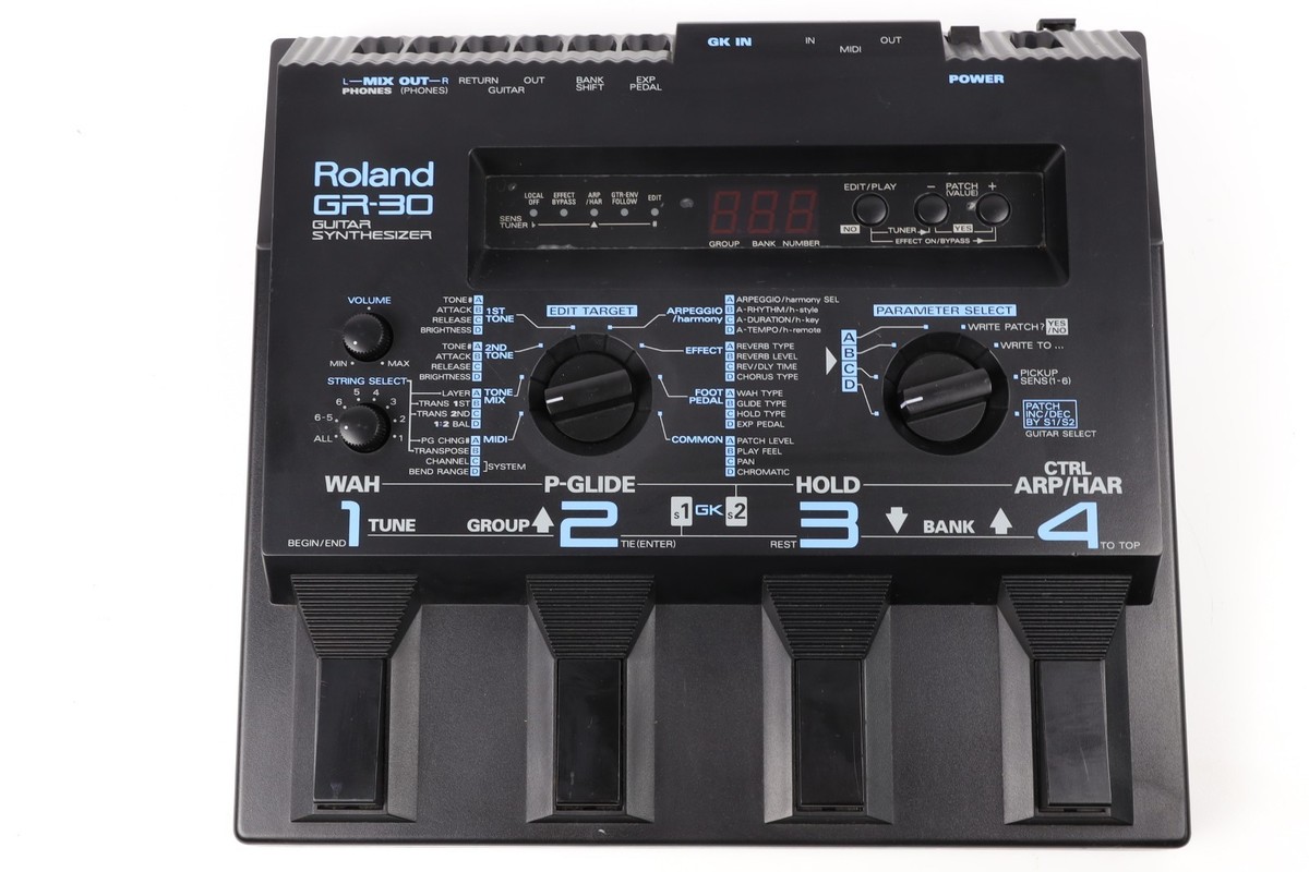 Roland GR-30 ギターシンセサイザー Roland GR-30 Guitar Synthesizer for sale online | eBay