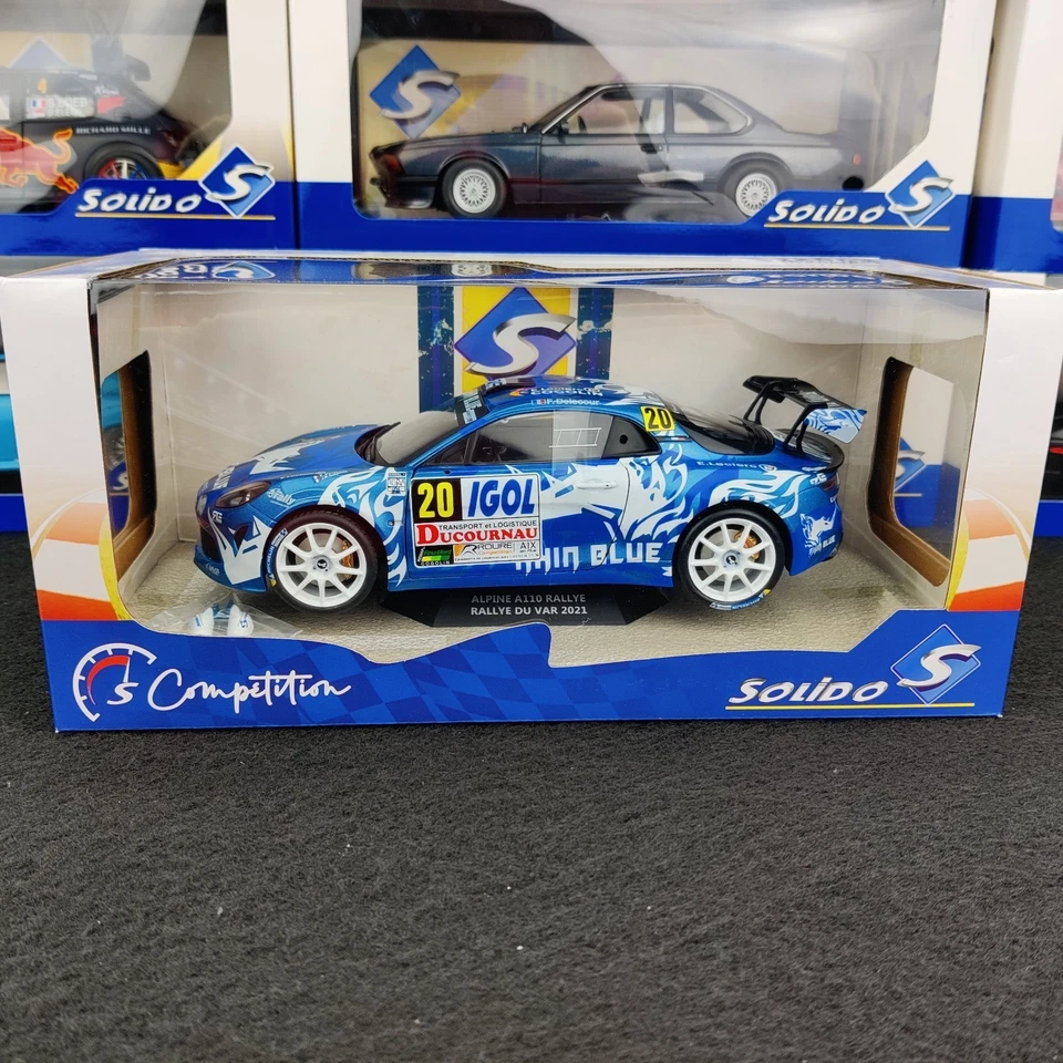 SOLIDO ALPINE A110 RALLY VAR 2021 #20 DELECOUR/GUIGONNET 1:18 NUOVO SCATOLA - Immagine 2 di 4