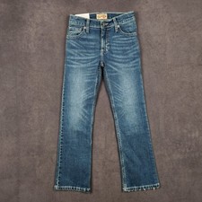 Wrangler 20X Jeans Boys Kids 10 Regular Blue Vintage Boot Slim Fit 1042BWXCY NEW