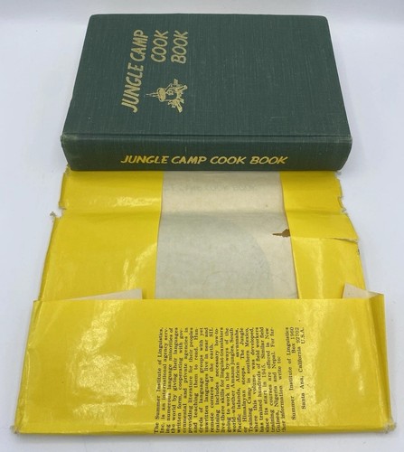 JUNGLE CAMP COOK BOOK - Summer Institute Of Linguistics 1976 HC w DJ VERY RARE - Picture 8 of 12
