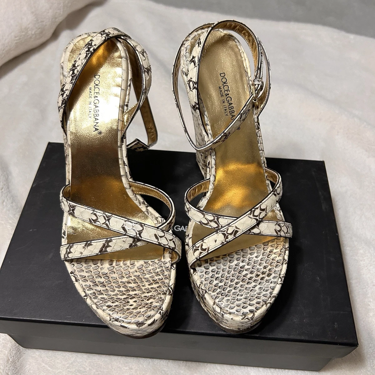 Dolce&Gabbana Wedge Sandals for Women for sale | eBay