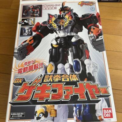 Power Rangers Jungle Fury Gekiranger Megazord 4p set BANDAI