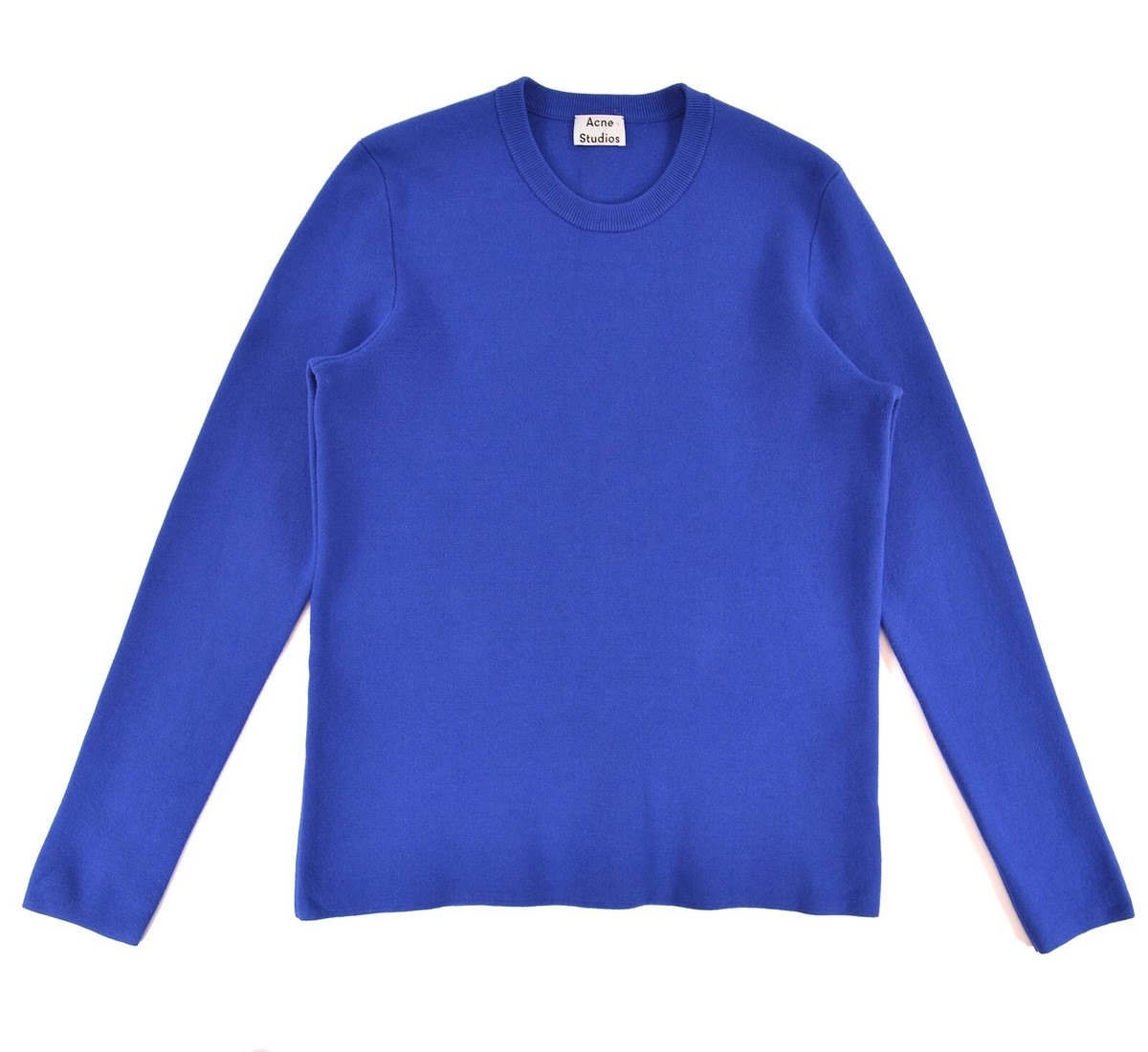 Acne Studios Lang Wool PAW16 Blue Wool Nylon Viscose Sweater Mens