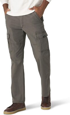 Wrangler Authentics Men's Relaxed Fit Stretch Cargo Pant Travertine Ripstop  4... for sale online | eBay