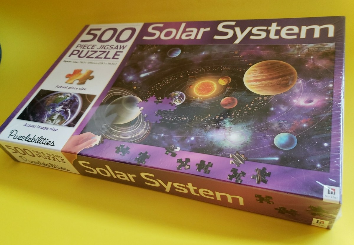 Hinkler Books Solar System Puzzle 500 Teile – Lehrreiches Weltraum-Puzzle Für Kinder & Erwachsene