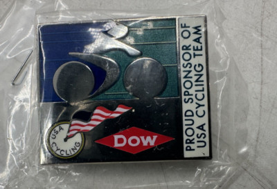2012 London Olympic DOW Chemical USA Cycling Pin / Pinback
