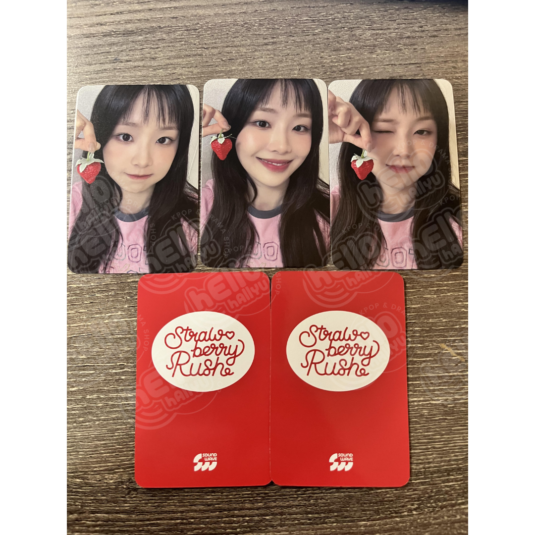 CHUU - STRAWBERRY RUSH [SOUNDWAVE] POB PHOTOCARD | eBay
