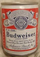 Budweiser Beer Can - Pull Tab - 8 Ounce @Columbus, OH - @1976