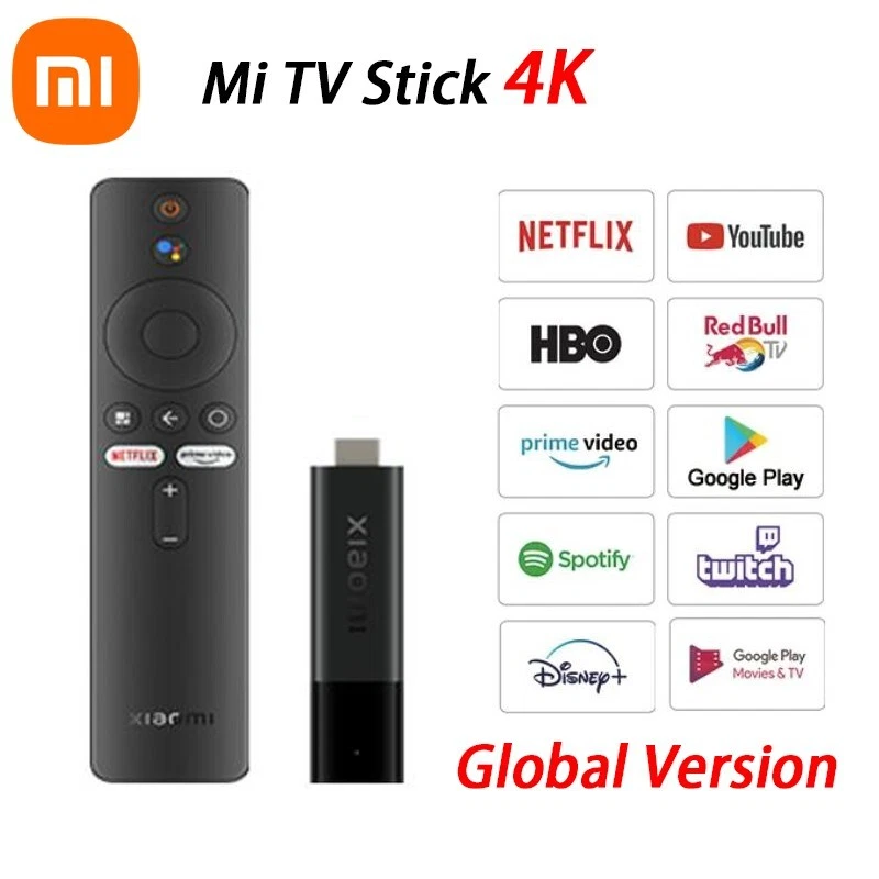 Global Version Xiaomi Mi TV Stick 4K Android TV 11 2GB RAM 8GB ROM