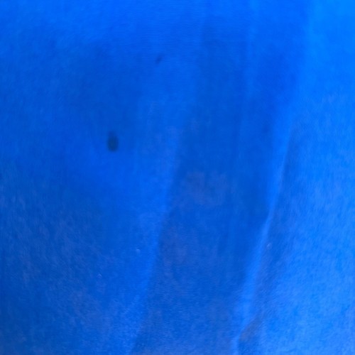 Vintage 80er Jahre International männliches blaues Seidenhemd mit Knopfleiste Pirat XL - LESEN - Flecken - Bild 7 von 12