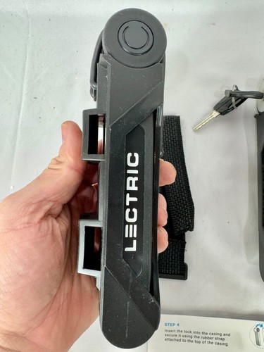 3 NEW Lectric Folding eBike Locks Electric Scooter Lock Anti Theft Heavy Duty - 第 6/11 張圖片
