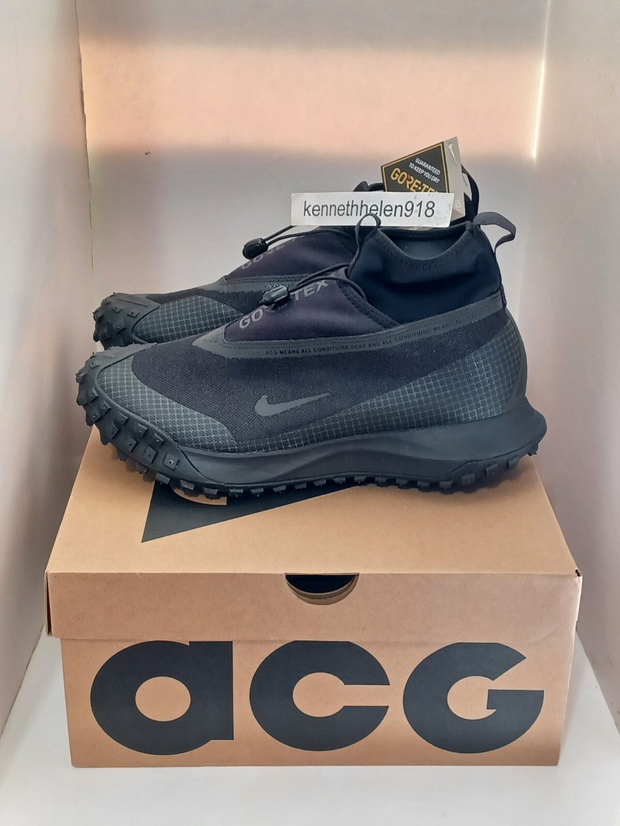 NIKE ACG GORE-TEX MOUNTAIN FLY SHOES CT2904-002 BLACK MENS SIZE 9