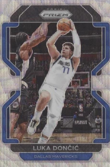 2021-22 Panini Prizm - Luka Dončić #223 Silver Wave Prizm for sale