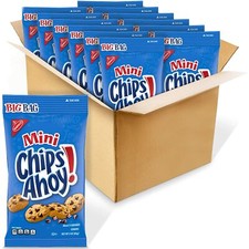 Chips Ahoy Mini Chocolate Chip Cookies, 3 Ounce 12-Bags 