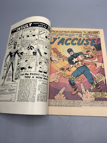 Capitán América y Halcón #170 ¡primera piedra lunar llena! Marvel 1974 de la Edad de Bronce - Imagen 2 de 10