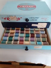 Vintage Dewhursts "Trylko"  sewing box  60 FiNE shop display
