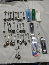 Vintage Souvenir Spoon Lot of 33 Collector Sp...