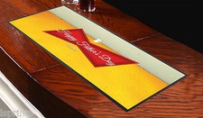 Vatertag Red Label Bier Bar Runner Rugby Ball L&S Prints Geschenk F&uuml;r Dad