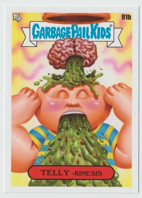 2023 Topps Garbage Pail Kids InterGoolactic Mayhem #91b Telly-Kinesis front