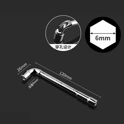 6mm-24mm Metric Angled Head Socket Wrench L Shaped Double Ended Open Hex Spanner - Afbeelding 8 van 43