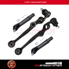4 Pcs For 1989-1997 Mercury Cougar Front Control Arm And Ball Joint Tie Rod End